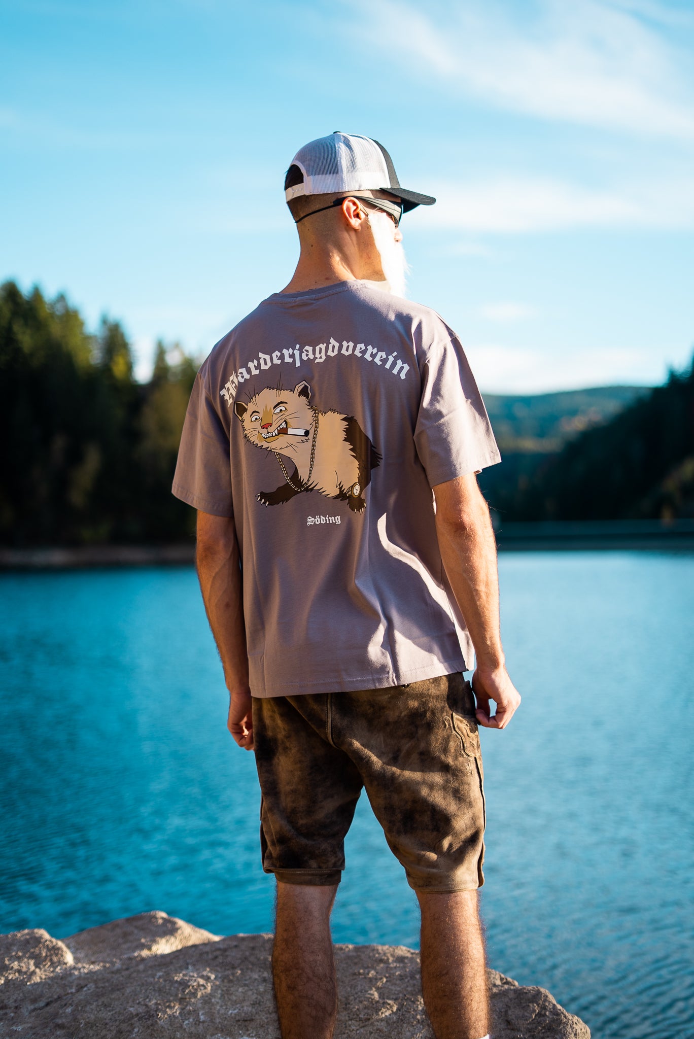 Kappl "MJV" schwarz/weiss