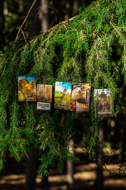 Duftbam "Rauchen schadet ihrem Marder"